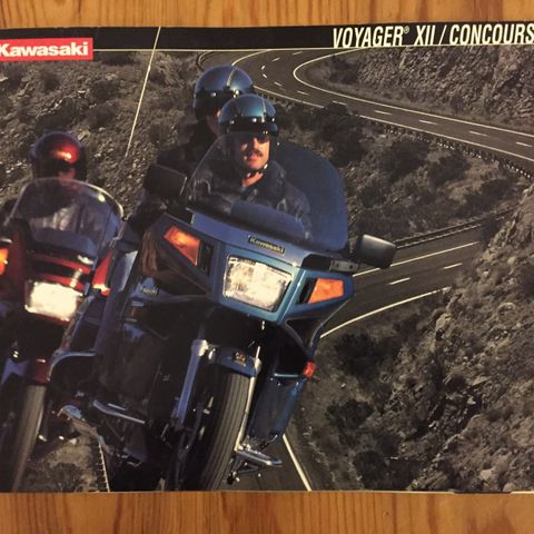 Kawasaki Voyager+Concours Brosjyre Orginal