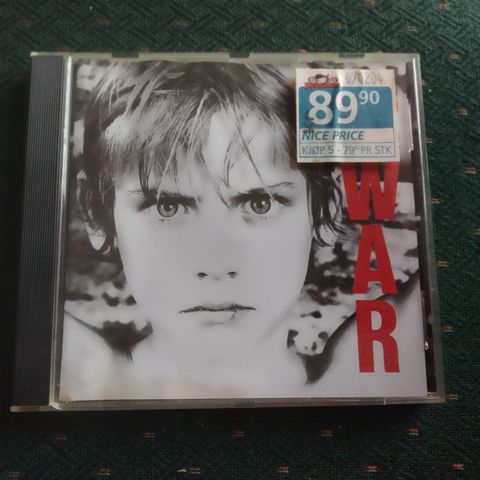 U2 War CD