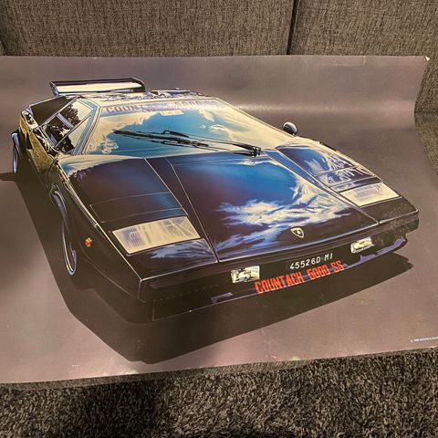 Lamborghini Countach plakat