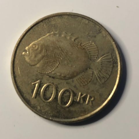 100 kronur Island 2007. (2021. S)