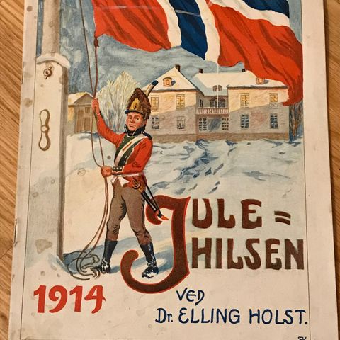Julehilsen 1914 ved Dr. Elling Holst magasin