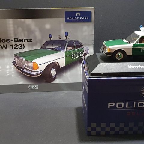 Mercedes- Benz 200 D, W 123 Atlas Police Cars Collections