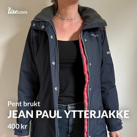 Pent brukt ytterjakke fra Jean Paul - perfekt til vår og høst