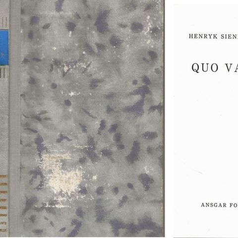 Henryk Sienkiewicz: Quo Vadis - Ansgar forlag 1950