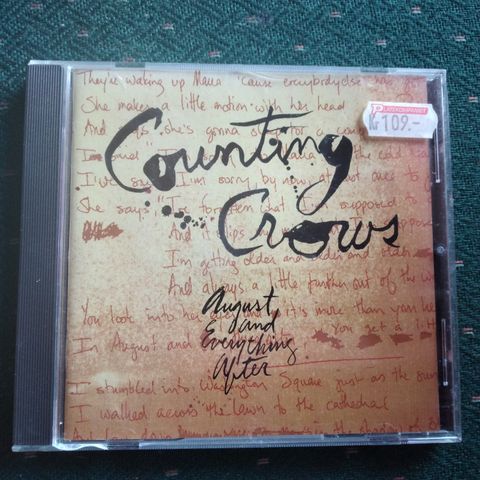 Counting Crows "August and Everything After"