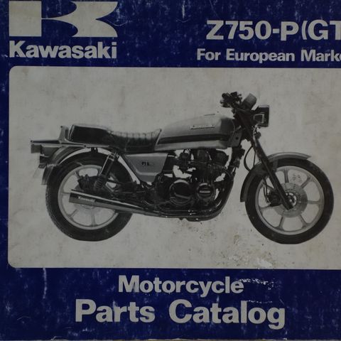 Kawasaki Z750-P(GT) 1982 delekatalog