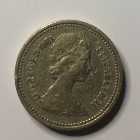 One Pound, England 1983. (2024. S)