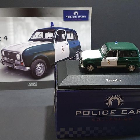 Renault 4 Atlas Police Cars Collections