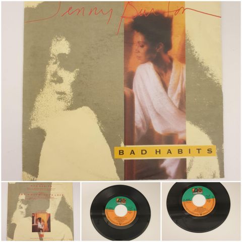 VINTAGE/RETRO LP-VINYL 789 583-7/JENNY BURTON - BAD HABITS  1985