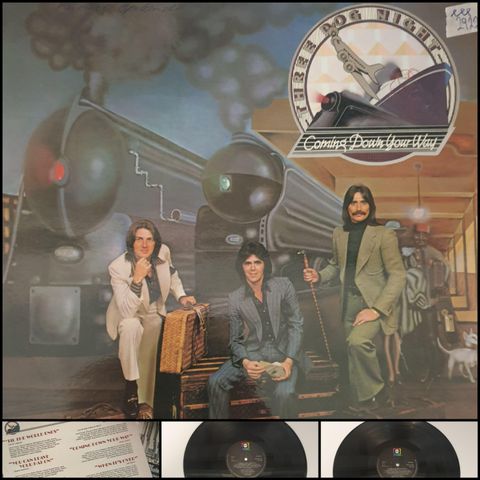 VINTAGE/RETRO LP-VINYL "THREE DOG NIGHT/COMING DOWN YOUR WAY 1975"