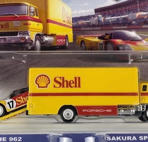 Hot Wheels Team Transport Shell Porsche 962 Sakura Sprinter