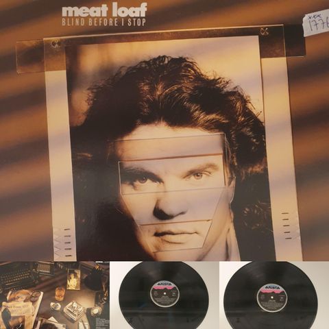 VINTAGE/RETRO LP-VINYL "MEAT LOAT/BLIND BEFORE I STOP 1986"