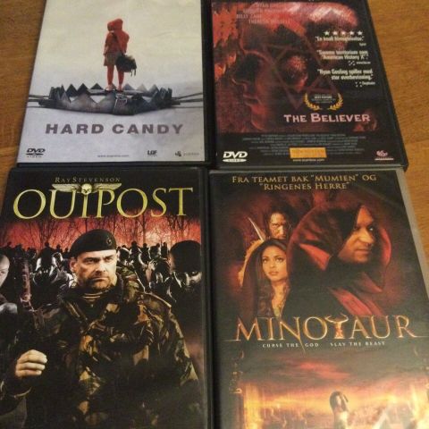 Minotaur- believer - hard candy- outpost. -.Candyman- Candy     norske tekster