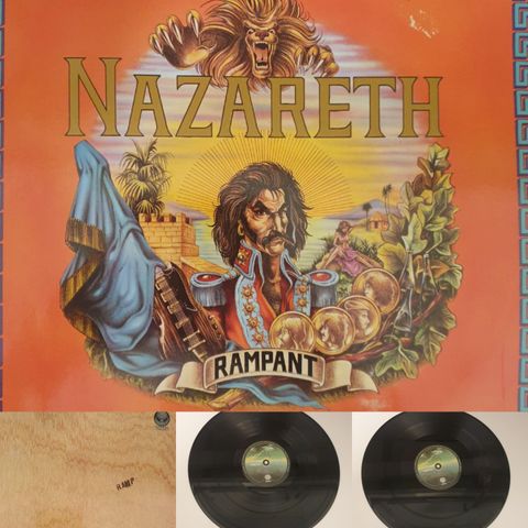 VINTAGE/RETRO LP-VINYL "NAZARETH/RAMPANT 1974"