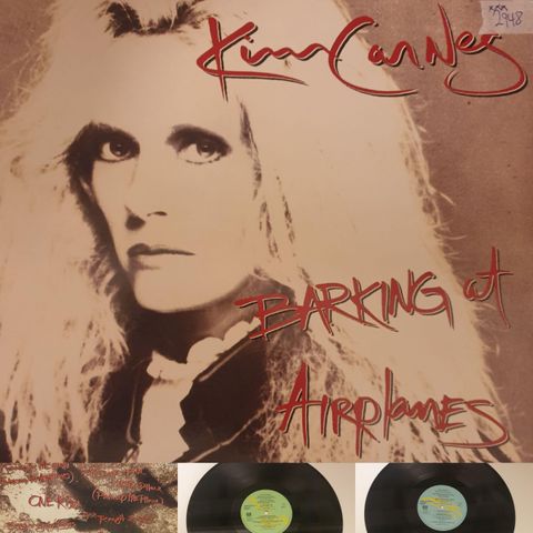 VINTAGE/RETRO LP-VINYL "KIM CARNES/BARKING AT AIRPLANES 1985"