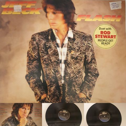 VINTAGE/RETRO LP-VINYL "JEFF BECK/FLASH 1985"