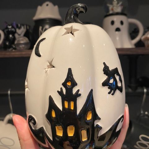 halloween light up witches pumpkin