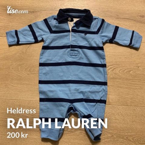 Ralph Lauren klær str. 3 mnd - 4 år