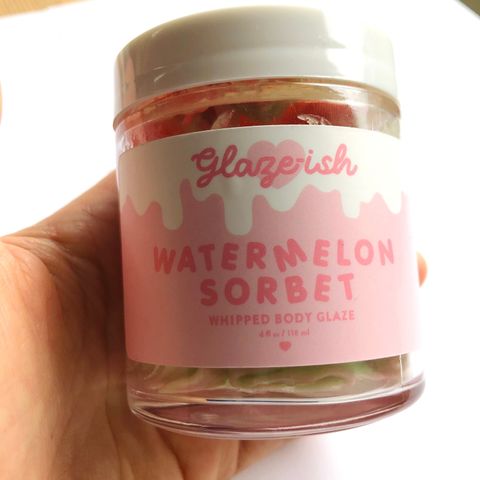 Watermelon sorbet body glaze