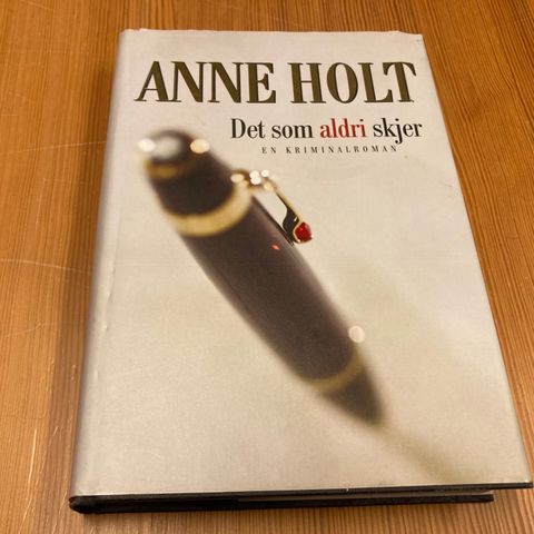 Anne Holt : DET SOM ALDRI SKJER