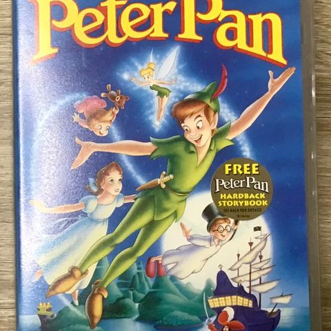 Walt Disney Classics Peter Pan VHS  ( Engelsk tale)