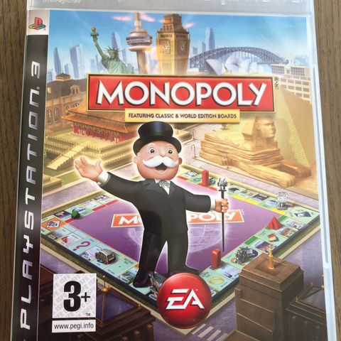 PS3 - Playstation 3 spill Monopoly