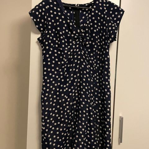 Vintage polkadottkjole, ca 80-tallet