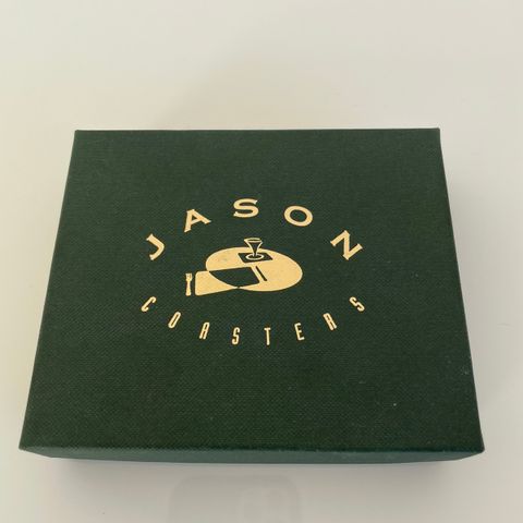 Jason Coasters Rect. Wine - Drikke brikker sett med 6 stk