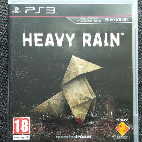 PS3 Heavy rain selges