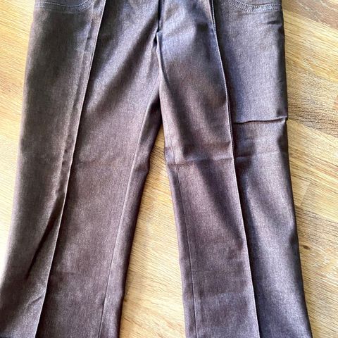 Nina Morris- London- Laget på bestilling Cropped bukser i brun Jean-36