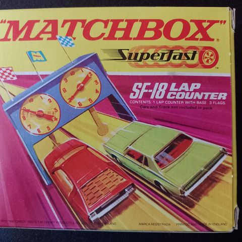 Vintage Matchbox Superfast SF-18 Lap Counter