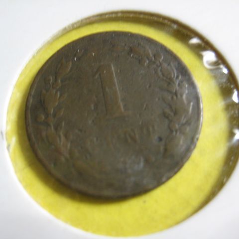 1 Cent Nederland 1877