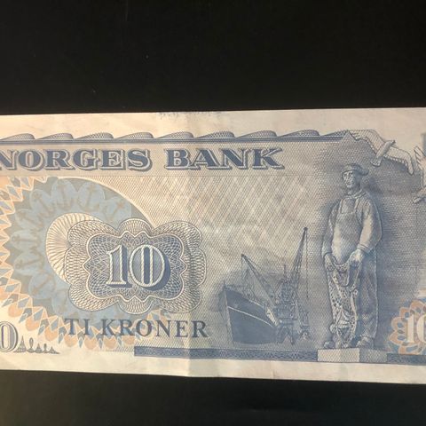10 kr seddel 1983, serie CL  (345 T)