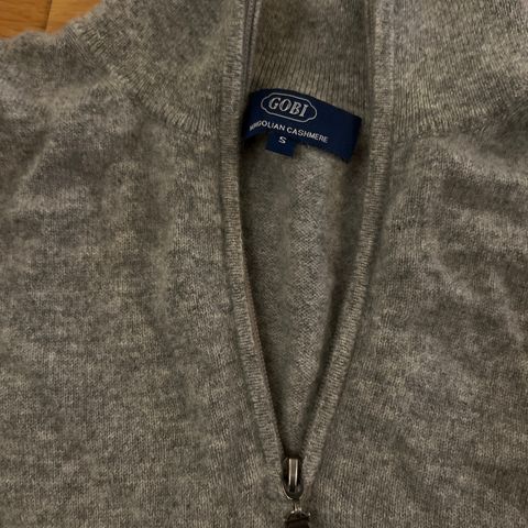 Cashmere genser Gobi half Zip