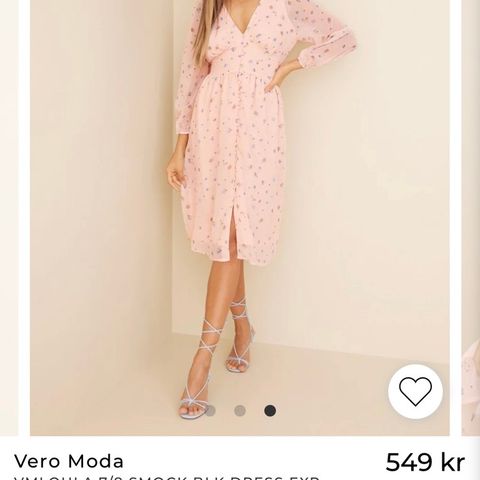 Ubrukt kjole fra Vero Moda