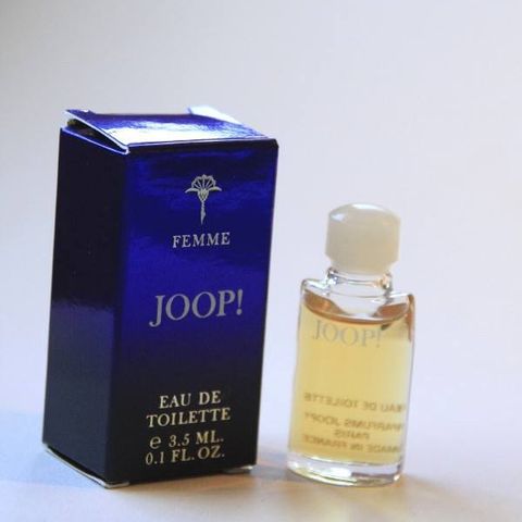 JOOP Femme. 3,5 ml. Edt. Vintage. Mini, full. Parfyme, duft.