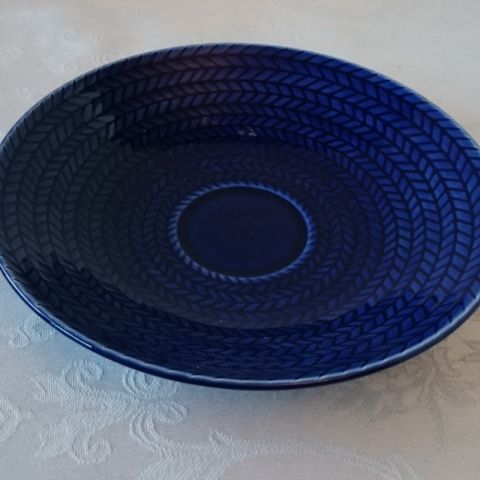 Rørstrand blå eld - tefat 15 cm i diameter