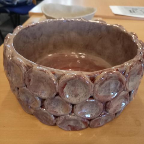 Håndlaget Keramikk bolle