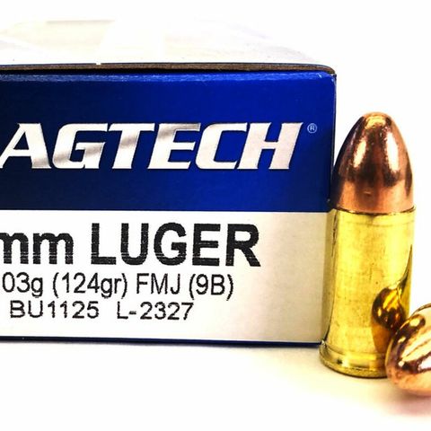 Magtech 9mm ammunisjon PÅ LAGER