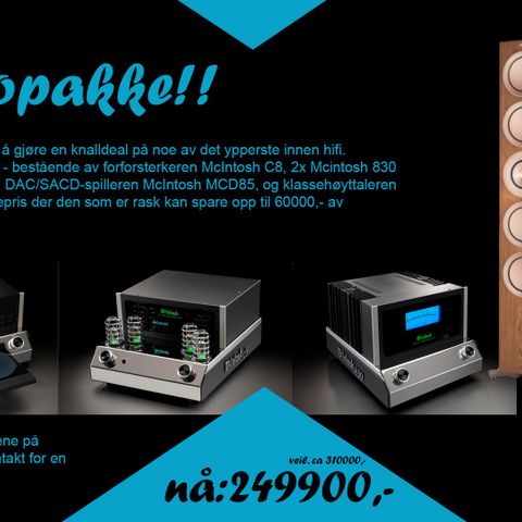 Demopakke med McIntosh og KEF!