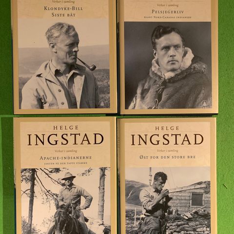 Bøker av og om Helge Ingstad