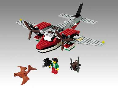 LEGO dino Island hopper. Settnr: 5935.  Komplett m/instruksjonshefte.