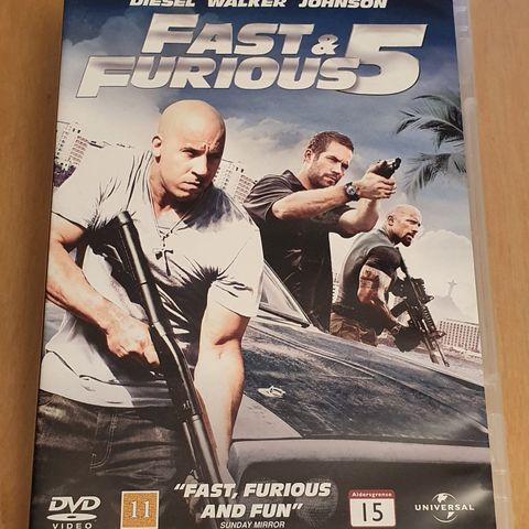 Fast & Furious 5  ( DVD )