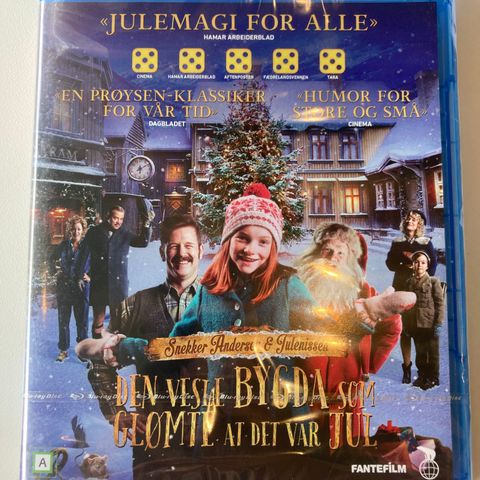 Snekker Andersen og julenissen på BluRay. Gratis porto!