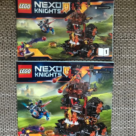 Lego Nexo Knights diverse sett