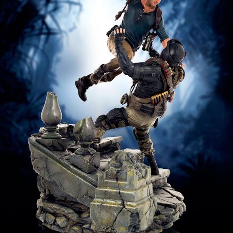 Sony Uncharted 4 diorama statue selges