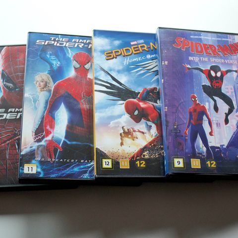 SPIDER-MAN FILMER - DVD