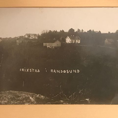 Frikstad i Randøsund - Randesund Kristiansand - Feltpostkontor 1916