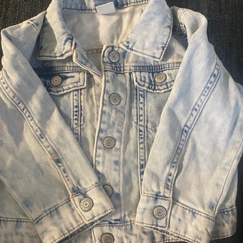 Jeans jakke til baby, størrelse 86