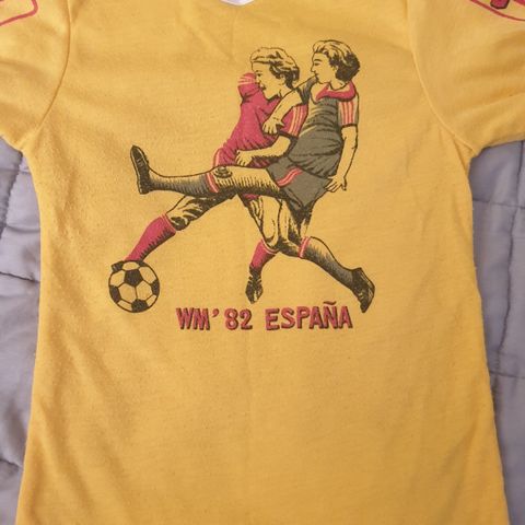 Vintage tshirt barn fotballvm